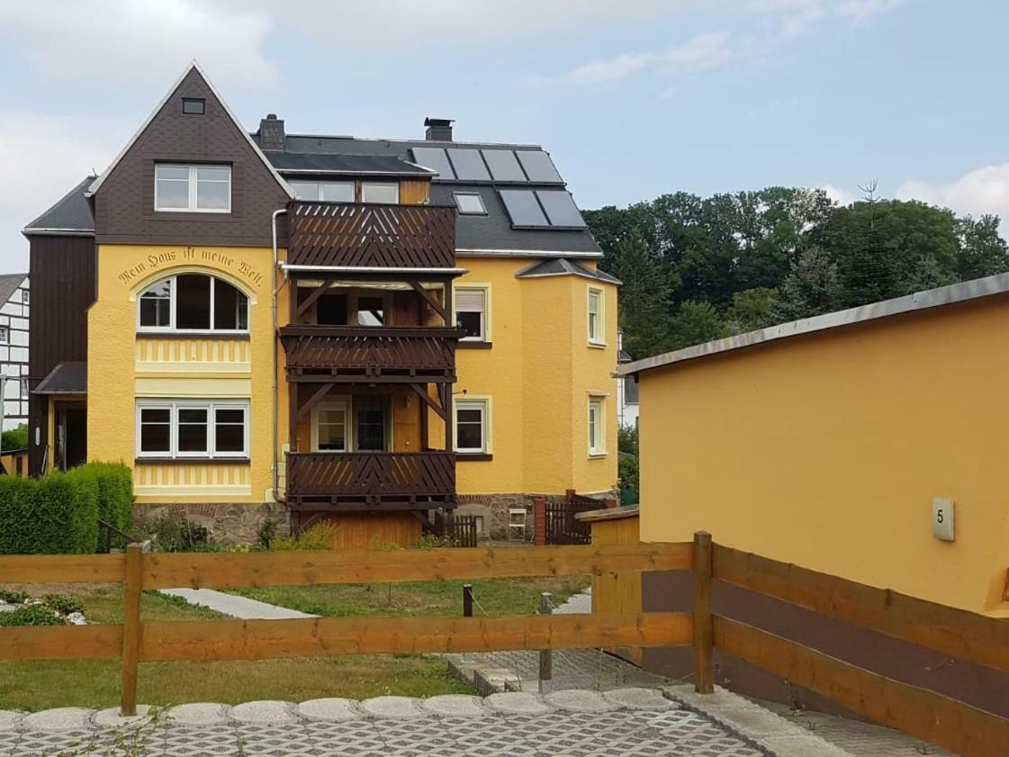Ferienhaus Alte Post Mulda Buitenkant foto